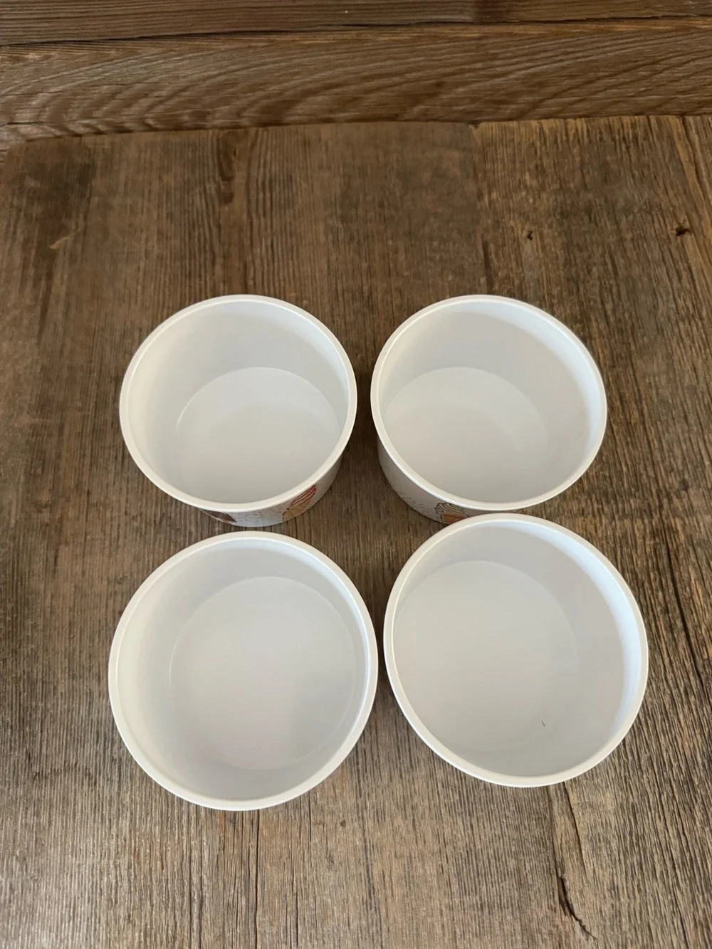 Sur La Table Ice Cream Print Melamin Dessert Bowls - Set of 4